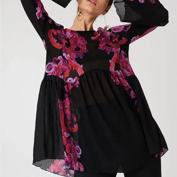 NWT Free People Printed Symphony
Smock Dress Size XS - Picture 4 of 7